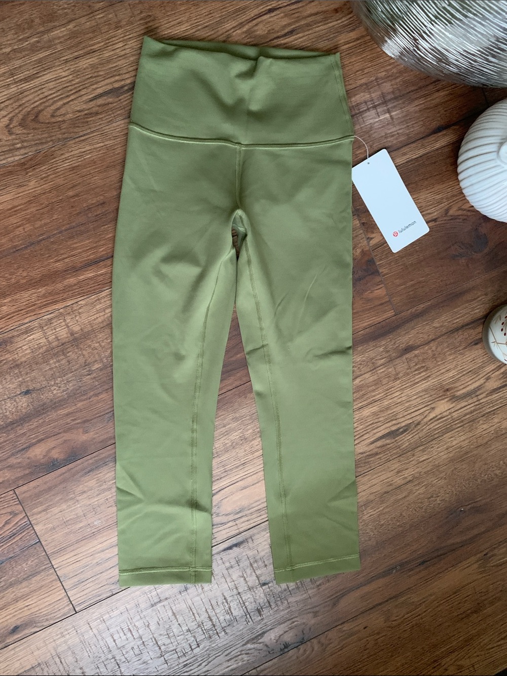 lululemon athletica Kids Olive Green High-Waist Leggings